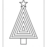 Printable Christmas Tree Coloring Page 07 41 printable christmas tree coloring page 07