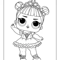 printable lol surprise center stage coloring pages