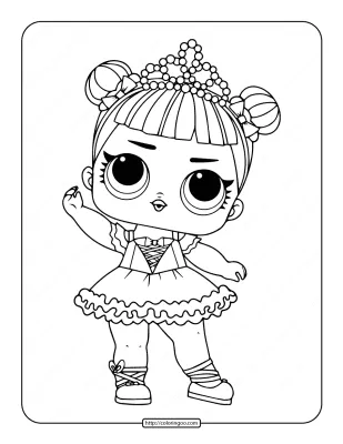 LOL Surprise Center Stage Coloring Pages