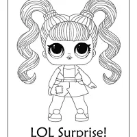 printable lol surprise characters coloring pages