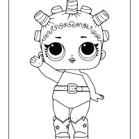 printable lol surprise cosmic queen coloring pages