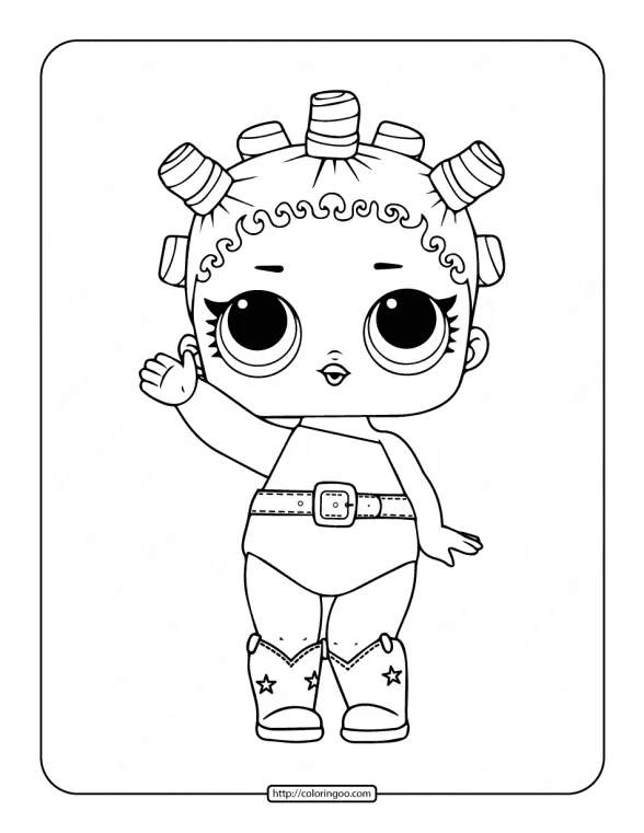 Printable LOL Surprise Cosmic Queen Coloring Pages 1 printable lol surprise cosmic queen coloring pages