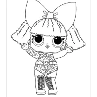 printable lol surprise diva coloring pages