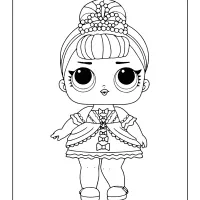printable lol surprise fancy coloring pages
