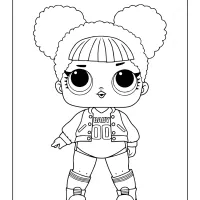 printable lol surprise hoops mvp coloring page