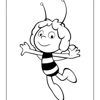 Printable Maya the Bee Coloring Pages 14 printable maya the bee coloring pages