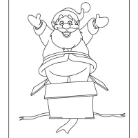 Santa Claus Gift Wrap Coloring Page 57 santa claus gift wrap coloring page