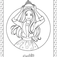 barbie princess adventure coloring pages 01