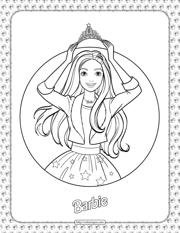 Barbie Princess Adventure Coloring Pages 01 1 barbie princess adventure coloring pages 01