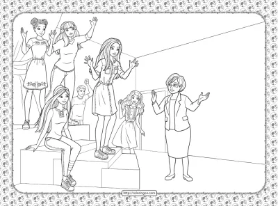 Barbie Princess Adventure Coloring Pages 05