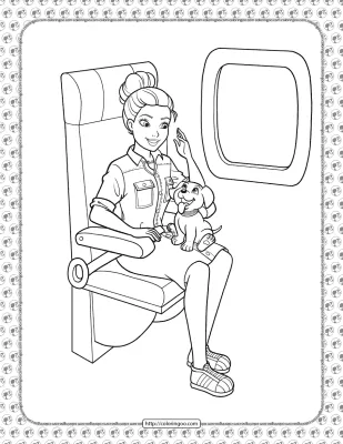 Barbie Princess Adventure Coloring Pages 07