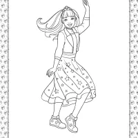 barbie princess adventure coloring pages 09