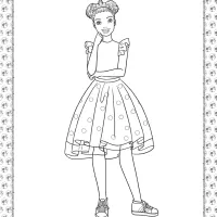barbie princess adventure coloring pages 12