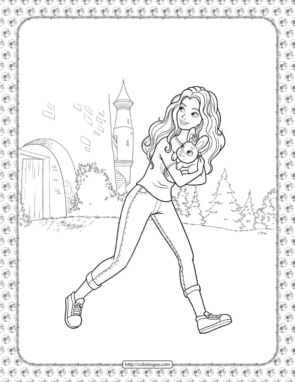 Barbie Princess Adventure Coloring Pages 14 1 barbie princess adventure coloring pages 14