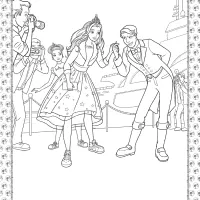 barbie princess adventure coloring pages 15