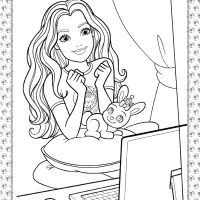 barbie princess adventure coloring pages 21