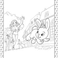 barbie princess adventure coloring pages 23