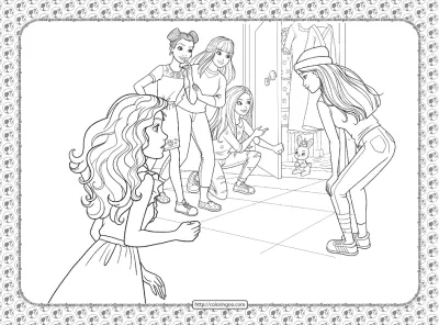 Barbie Princess Adventure Coloring Pages 24