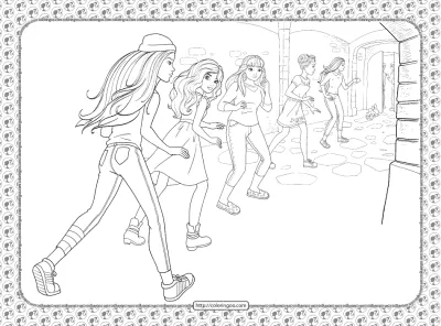 Barbie Princess Adventure Coloring Pages 25