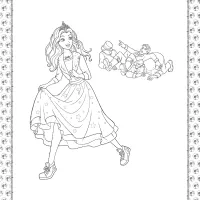 barbie princess adventure coloring pages 27