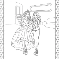 barbie princess adventure coloring pages 29