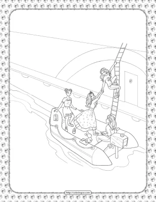 Barbie Princess Adventure Coloring Pages 30