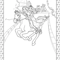 barbie princess adventure coloring pages 31