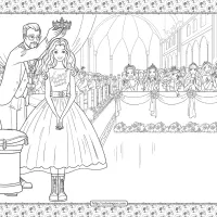 barbie princess adventure coloring pages 33