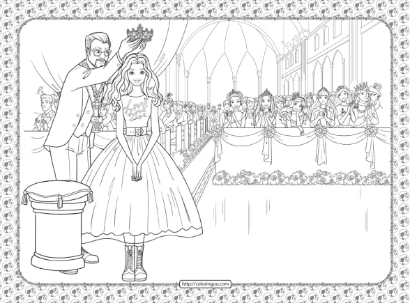 Barbie Princess Adventure Coloring Pages 33 1 barbie princess adventure coloring pages 33