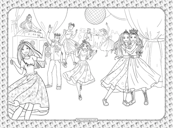 Barbie Princess Adventure Coloring Pages 34 1 barbie princess adventure coloring pages 34