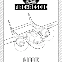 Disney Planes Fire and Rescue Cabbie Coloring Page 9 disney planes fire and rescue cabbie coloring page
