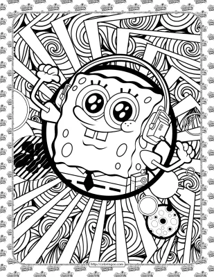 Free SpongeBob Coloring Sheet