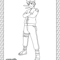 naruto coloring page