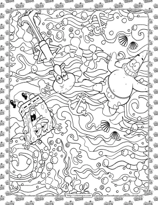 Patrick How Stupid Are You Coloring Page