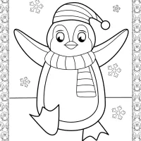 Penguin Coloring Pages for Kids 9 penguin coloring pages for kids