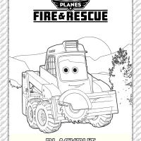 Planes Fire and Rescue Blackout Coloring Page 10 planes fire and rescue blackout coloring page
