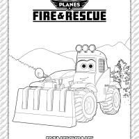 Planes Fire and Rescue Pinecone Coloring Page 3 planes fire and rescue pinecone coloring page