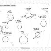 Planets in the Solar System Worksheet 60 planets in the solar system worksheet