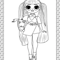 printable candylicious lol omg coloring page