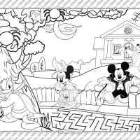 printable disney halloween activity coloring page