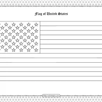 printable flag of united states outline coloring page