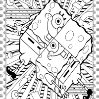 printable spongebob coloring sheet