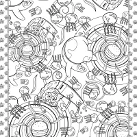 spongebob a new adventure coloring page
