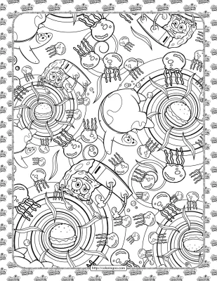 SpongeBob a New Adventure Coloring Page