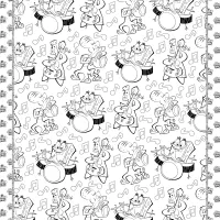 spongebob and friends coloring sheet