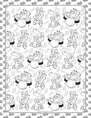 SpongeBob and Friends Coloring Sheet