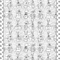 spongebob plankton coloring page