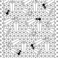 spongebob squarepants blocks coloring page