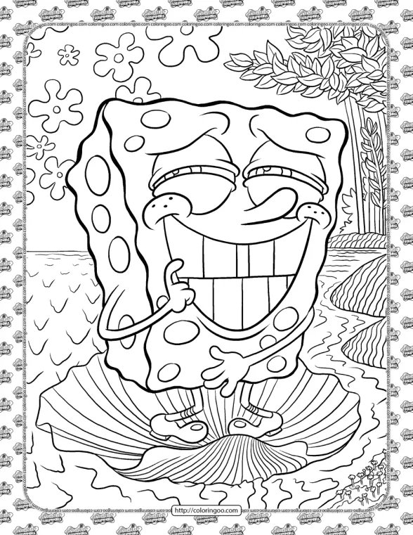 SpongeBob Coloring Pages 1 spongebob squarepants coloring pages