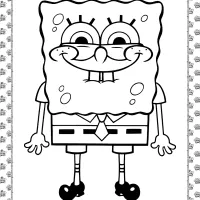 spongebob squarepants coloring sheet